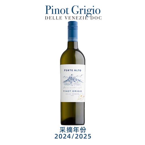 Pinot Grigio 灰皮诺 DOC 意大利 浪漫城堡 白葡萄 750ml/瓶