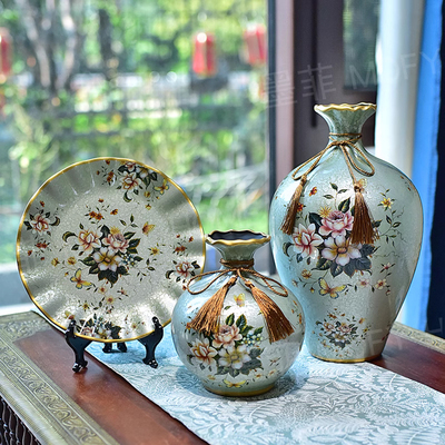 创意陶瓷花瓶桌面摆件