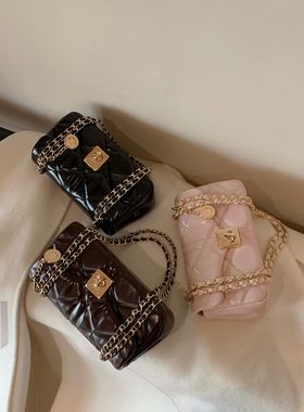 南风Chio2nd 浪漫序曲小方包包女式2025新款菱格链条包单肩斜挎包