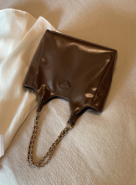 南风Chio2nd 秋日枫糖托特包包女2024新款流行复古通勤大包单肩包