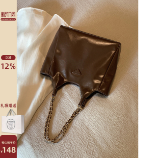 南风Chio2nd 流行复古通勤大包单肩包 秋日枫糖托特包包女2024新款