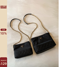 南风Chio2nd 黑金夜车小方包包女2025新款春夏超火链条单肩斜挎包