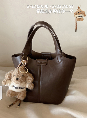 南风Chio2nd 泰晤士桥水桶包包女春夏通勤手提包小拎包单肩斜挎包