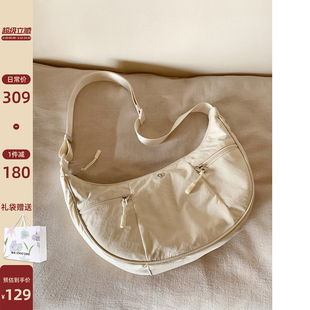 南风Chio2nd 年中钜献款 奶芙云朵饺子包包女款帆布月牙包斜挎包