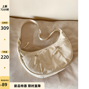 南風Chio2nd 帆布月牙包斜挎包 奶芙云朵餃子包包女款 年中鉅獻款