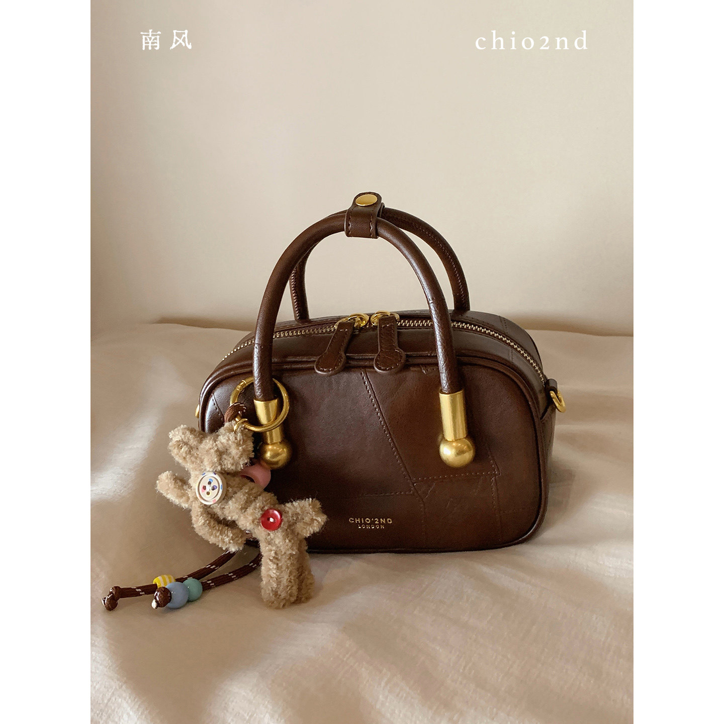 南风Chio2nd 甜茶庄园手提包包女春夏超火上班小拎包单肩斜挎小包
