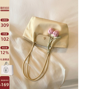 淺草輕舞托特包包女士秋冬簡約小眾休閑通勤包單肩包 南風Chio2nd