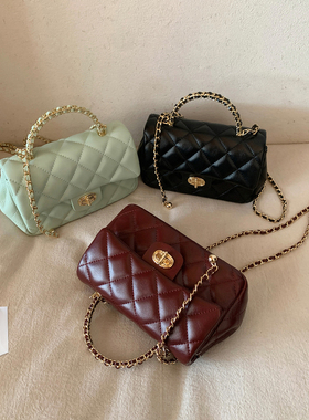 南风Chio2nd 流金时光小方包包女款通勤百搭手提包链条单肩斜挎包