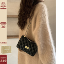 南风xMiocra 纽约大道小方包包女高级感菱格链条单肩斜挎包 koly