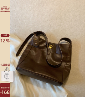 南风Chio2nd 巴赫公园托特包包女秋冬复古通勤大包质感单肩斜挎包