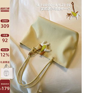 南风Chio2nd 大容量简约通勤手提单肩包 鸢尾画廊托特包包女士新款