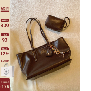 高端大气手提包单肩包 2026新款 南风Chio2nd 松栗暖坞托特包包女式