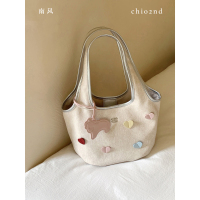 南风Chio2nd 桃乐春夏托特包包女式2026新款桃心手提包单肩大包