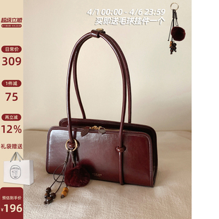 摩登岁月腋下包包女士简约气质单肩包上班通勤斜挎包 南风Chio2nd