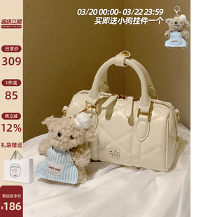 南风Chio2nd 小狗厨师包2026超火上班小拎包菱格手提包包女斜挎包