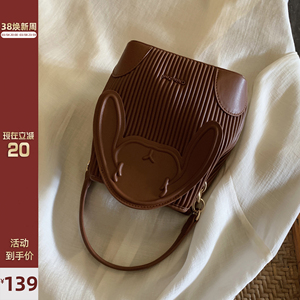 南风Chio2nd 小兔饼干水桶包包女2024新款复古通勤百搭单肩斜挎包