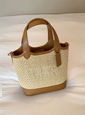 南风Chio2nd 薄纱微光托特包包女秋手提通勤百搭编织包单肩斜挎包