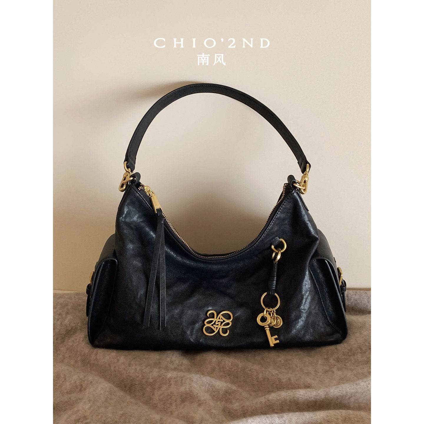 南风Chio2nd牛皮黎黛托特包