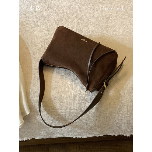 南风Chio2nd霜糖拿铁真皮托特包