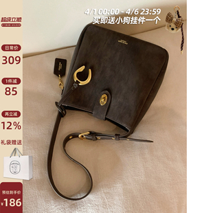 南风Chio2nd 春夏复古百搭单肩斜挎包 枫叶秋香托特包包女2026新款