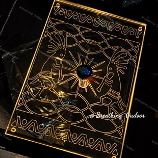 新款露营IGT单元板GZ灯板多功能便透明发光板0.5单元亚克力桌板