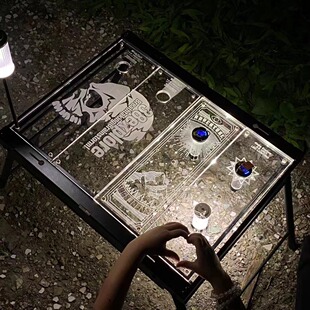 户外露营igt发光单元板GZ灯架透明亚克力38灯架便携轻量化0.5单元