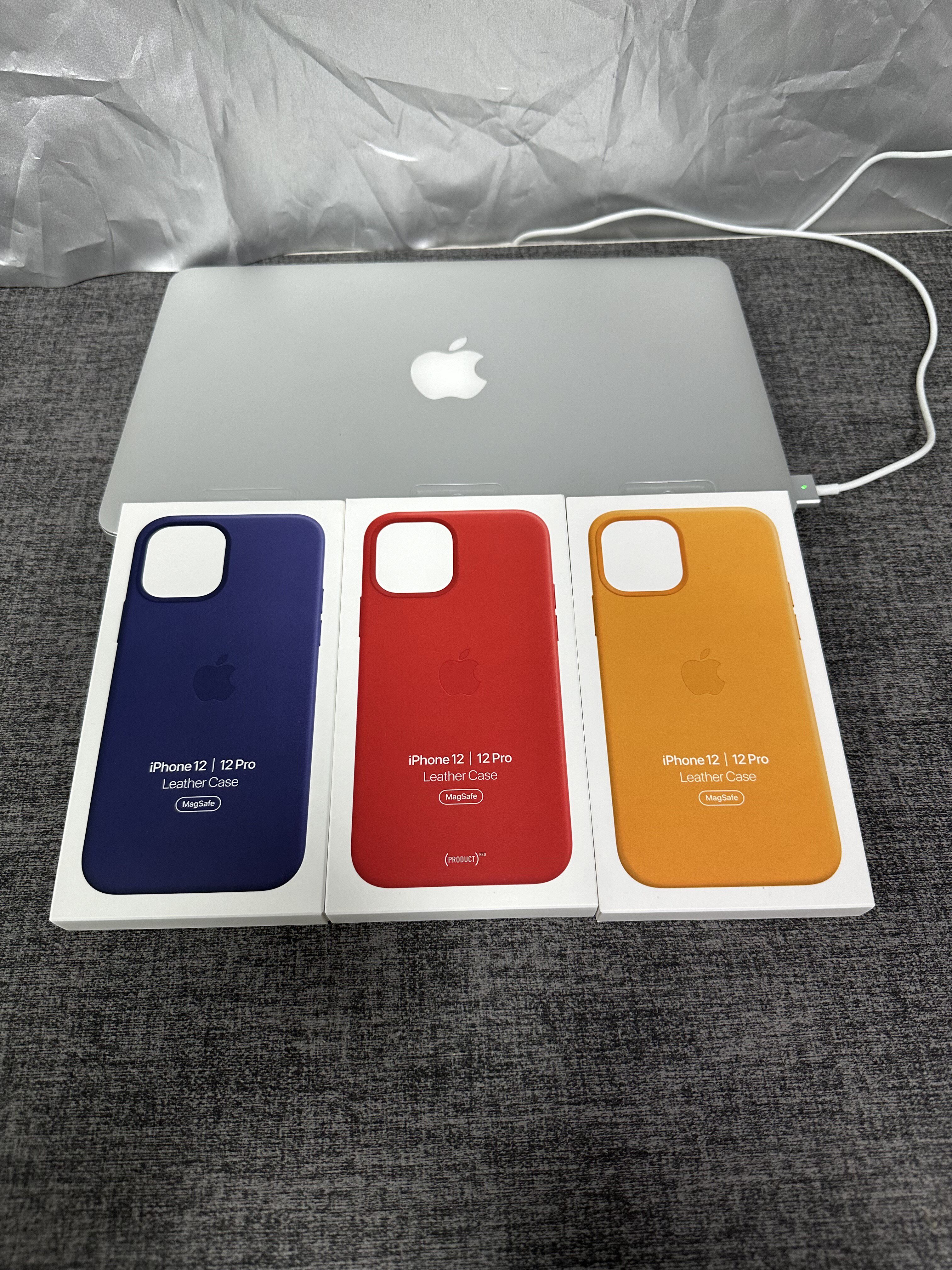 适用于iPhone12/12pro真皮手机壳苹果原装正品官方皮革保护套