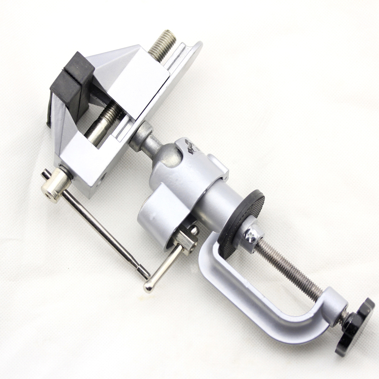 小型台虎钳 万向桌钳 平口钳 迷你台钳 固定夹持木工模型DIY工具