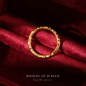 SUKEEW 「指尖星河」轻奢碎冰冰百搭戒指高级感简约气质指环 酥可