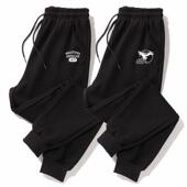 加绒裤 青少年长裤 子男秋冬季 ins潮流宽松休闲百搭松紧腰束脚卫裤