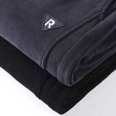 加绒加厚男款 ins潮流宽松收口束脚青少年哈伦休闲长裤 裤 子秋冬季