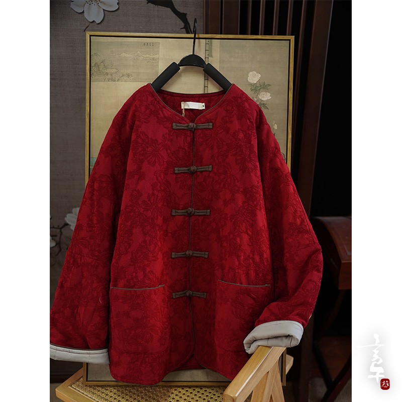 言午葵冬季新款新中式国风