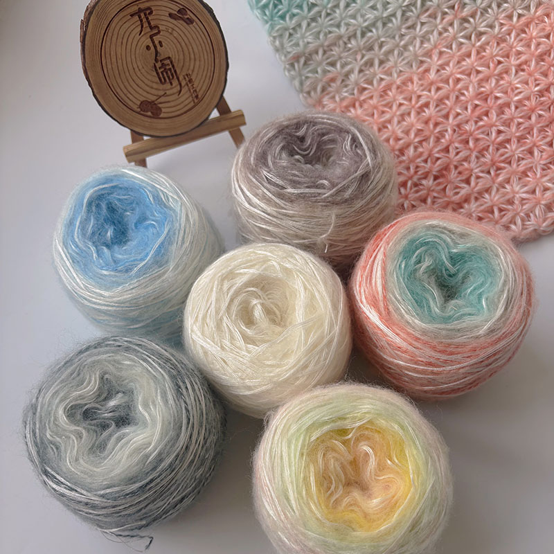 六小闹特色混纺线围巾毯子毛衣线