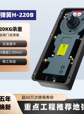 地弹簧H220B无框门N818地簧玻璃门配件地弹簧地弹璜地簧德国技术