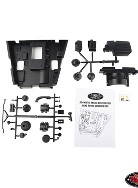 RC4WD 2015 DefenderD90路虎卫士TDI发动机舱套件主体（Z-B0256）