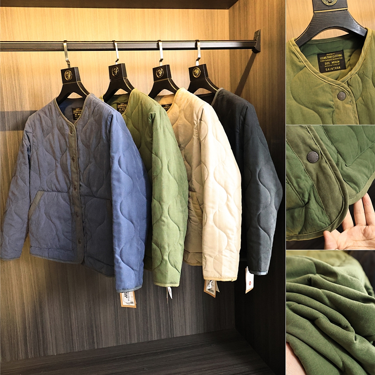 桃皮绒质感面料！棉衣外套