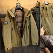 户外功能性强大 山系百搭90白鸭绒宽松羽绒服潮 男士 帅爆了 冬季