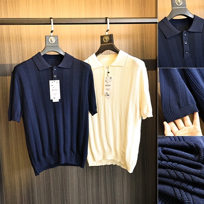 西班牙订单客供针织Polo衫潮