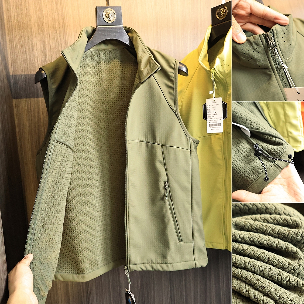 飞禽系列！复合暖绒！立领马甲潮