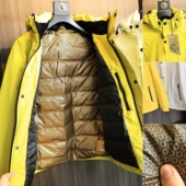 秋冬男士 鼎级高端户外 抗暴雨级 纯色90绒子保暖连帽冲锋羽绒服