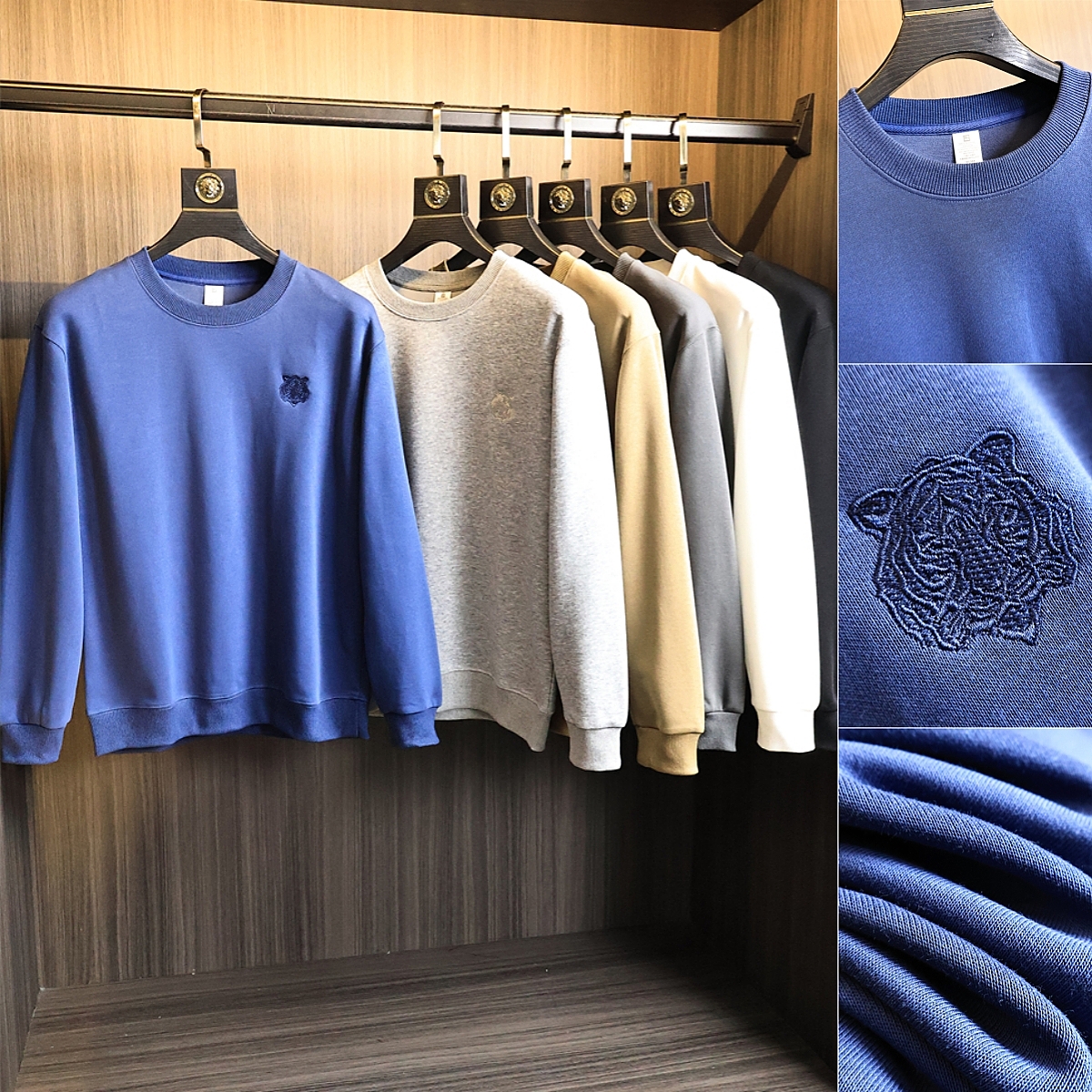 轻潮口碑线！虎头刺绣！长袖卫衣