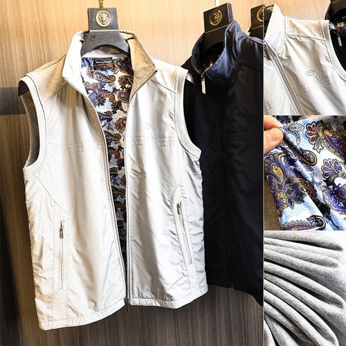 出口外贸单！针锁双料拼接！马甲