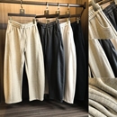 3D弯刀廓形裁剪！显瘦！秋冬男士重磅针织百搭亲肤透气直筒休闲裤