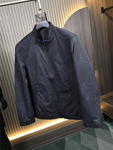 柜398 提花防泼水立领时尚 内衬网眼透气 男士 休闲夹克 春季 G货