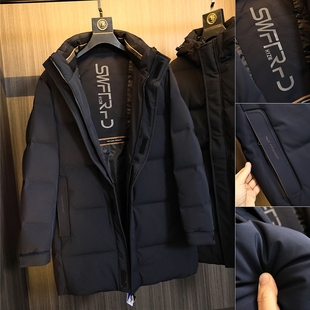 抗寒保暖90绒子中长款 600 秋冬男士 ODM公司货 羽绒服潮 蓬松度