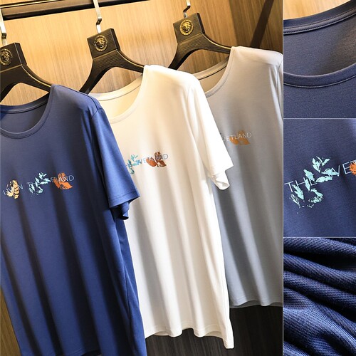 客供定织混纺/柜299！短袖