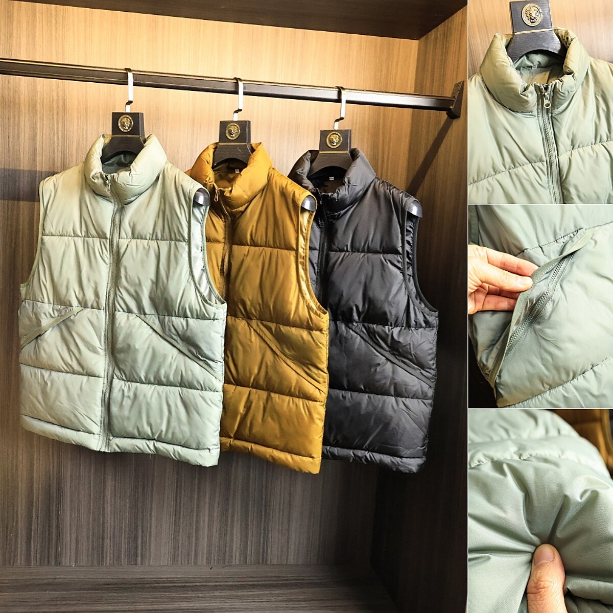一线户外大厂单！立挺有型！秋冬男士高蓬松夹棉保暖拉链棉马甲潮,男装,常规马甲,淘宝优惠券,粉丝福利购,淘宝优惠卷
