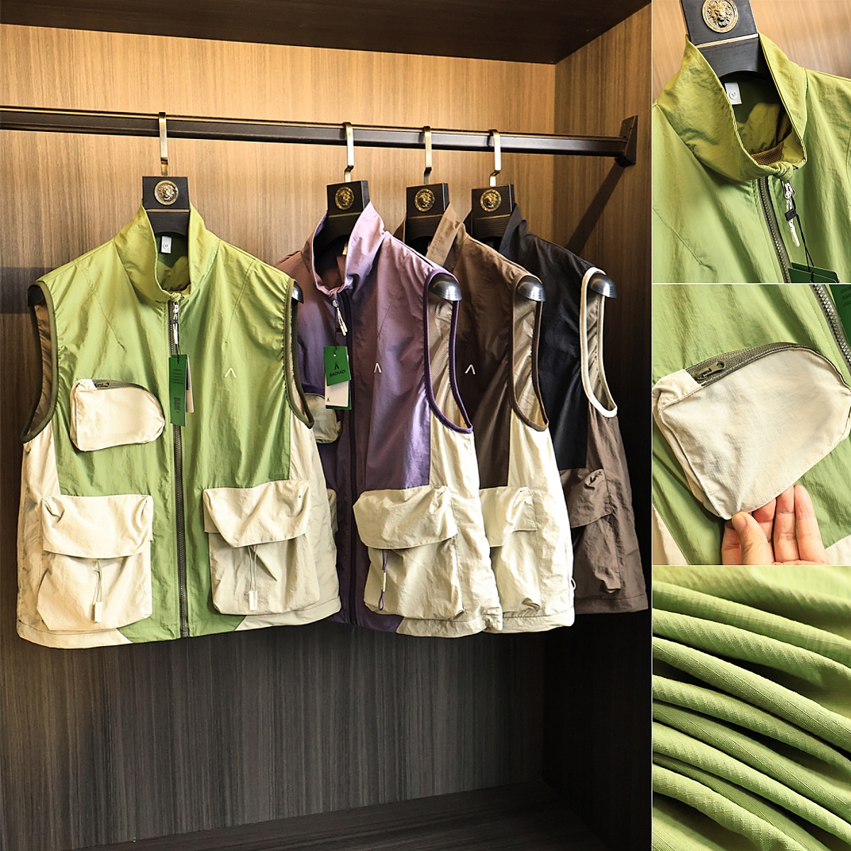 配色很对味！日系复古单！马甲潮