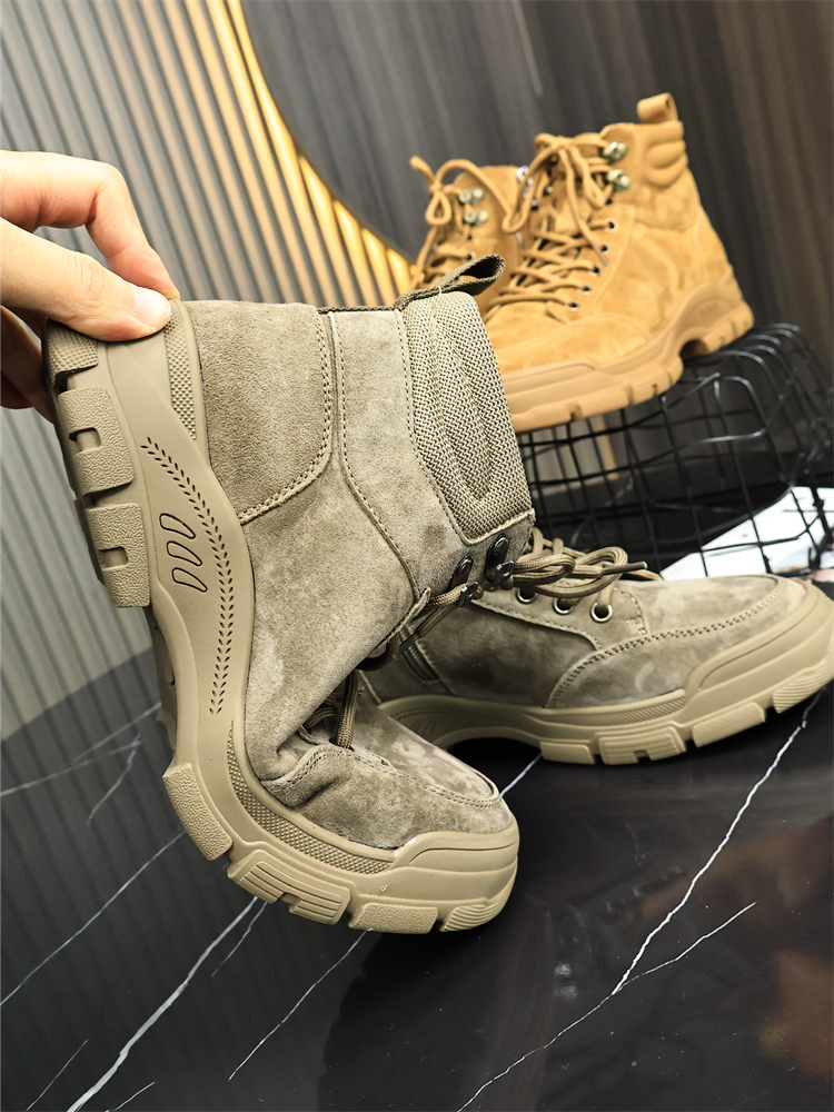 登山靴！复古擦色工艺！马丁靴