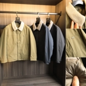 高蓬鸭绒 休闲翻领羽绒服潮 通勤抗寒保暖时尚 仿羊羔绒领 秋冬男士